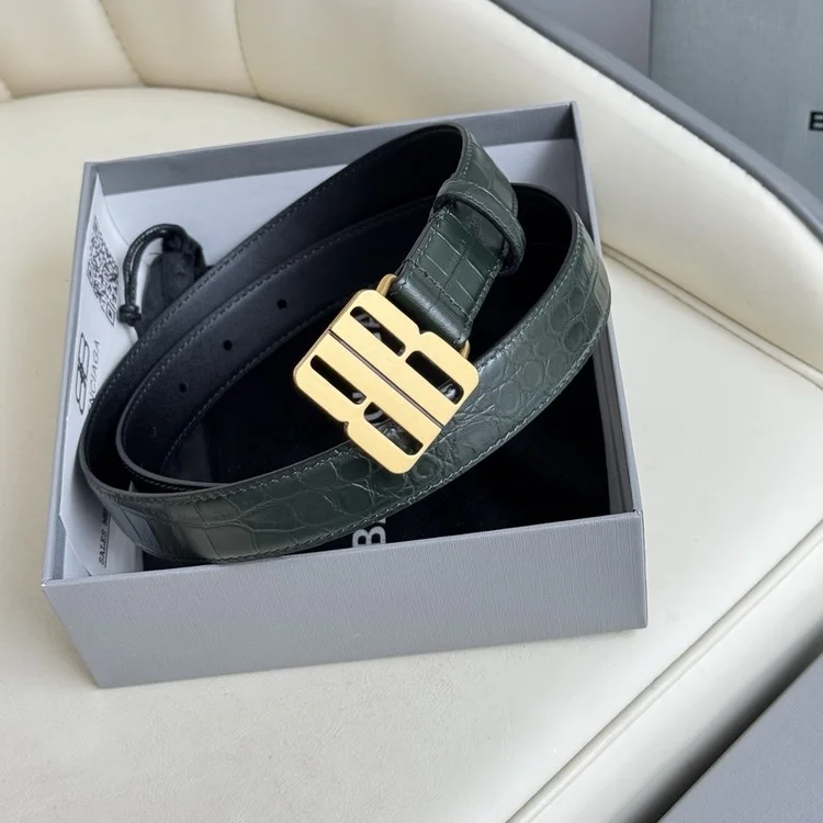 발렌시아가 BB 나노 금장 벨트