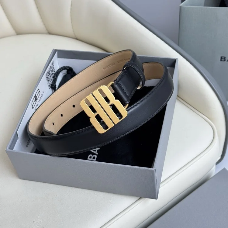 발렌시아가 BB 나노 금장 벨트