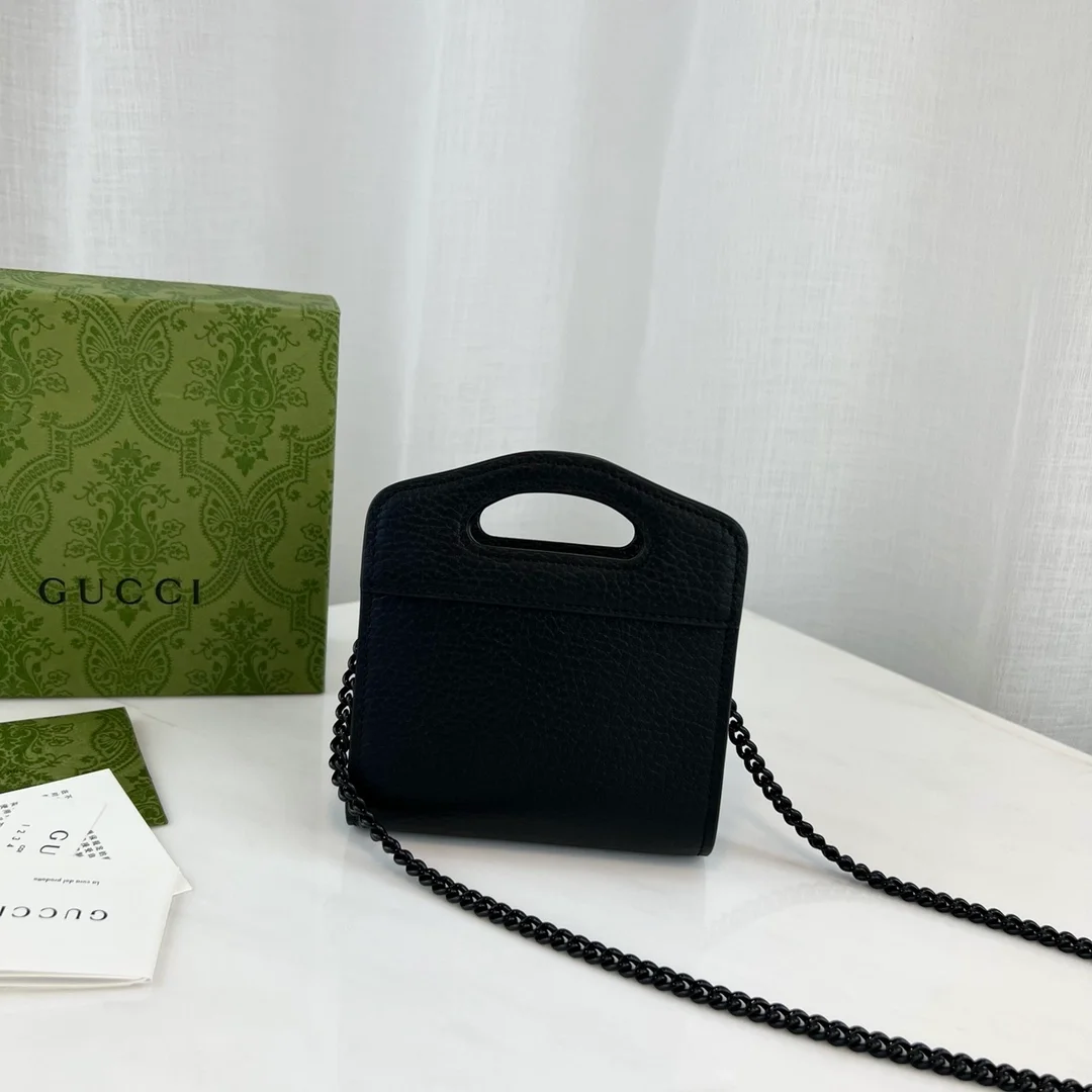 구찌 GG 마몬트 탑핸들 카드케이스