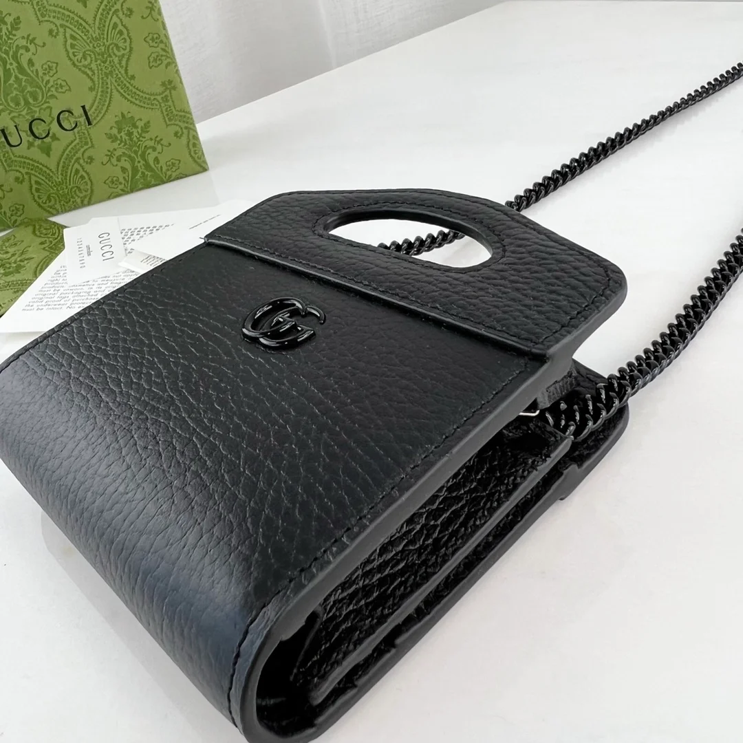 구찌 GG 마몬트 탑핸들 카드케이스