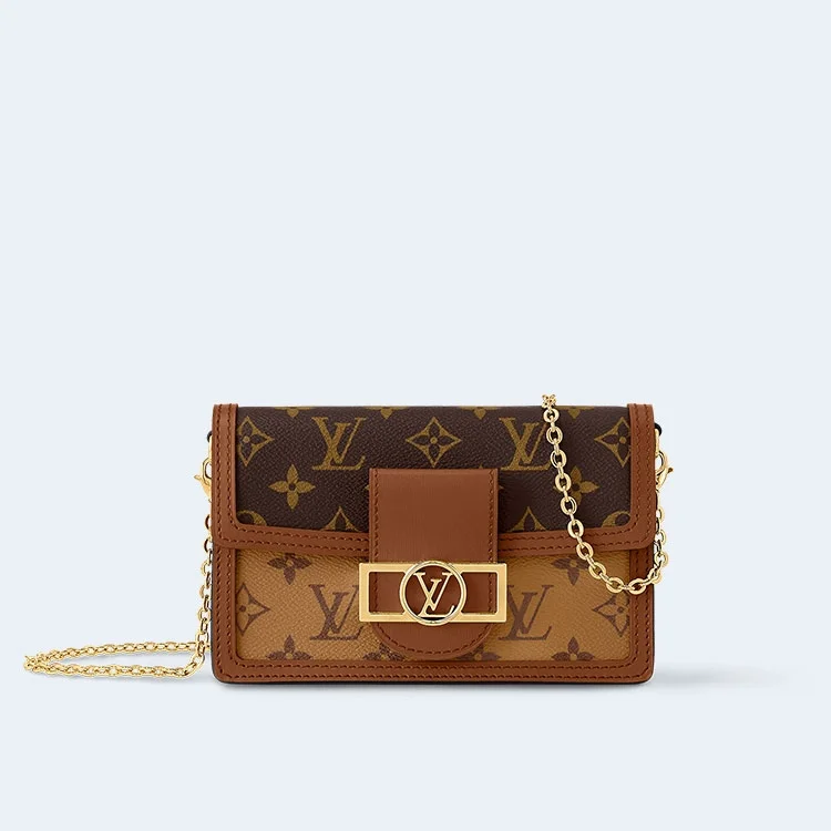 루이비통 도핀 체인 월릿 M68746