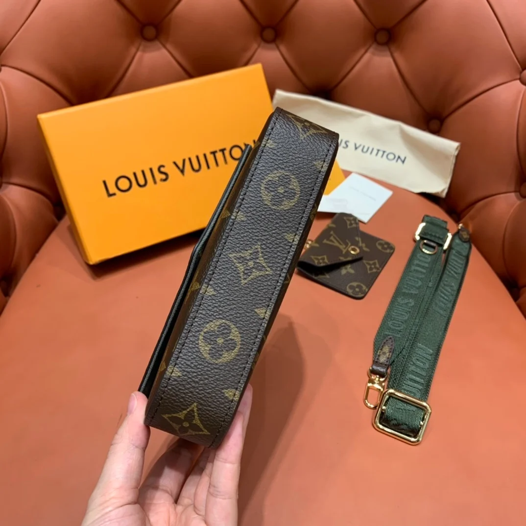 루이비통 모노그램 펠리시 스트랩 백 M80091