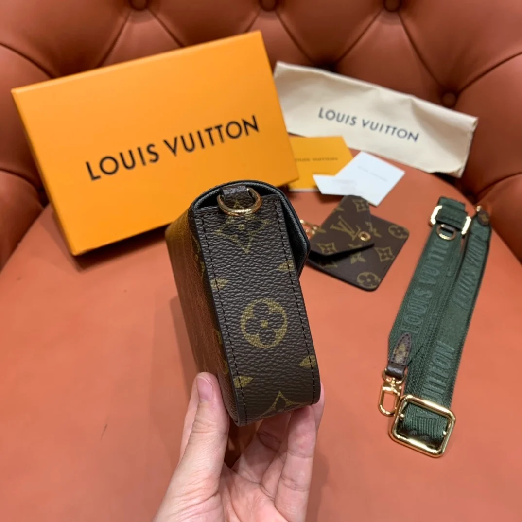 루이비통 모노그램 펠리시 스트랩 백 M80091