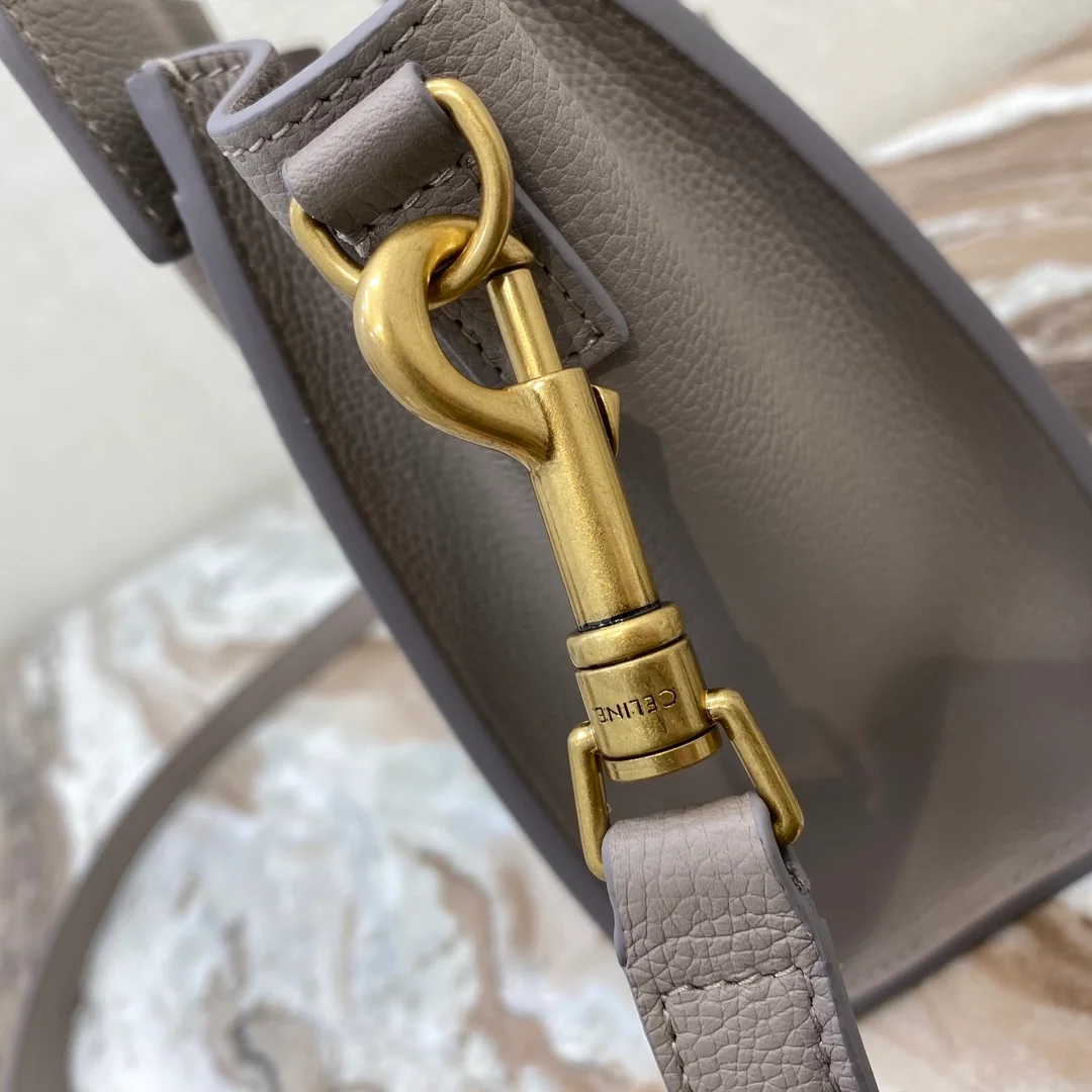 셀린느 나노 러기지백 드럼 카프스킨 골드 딥 갈렛