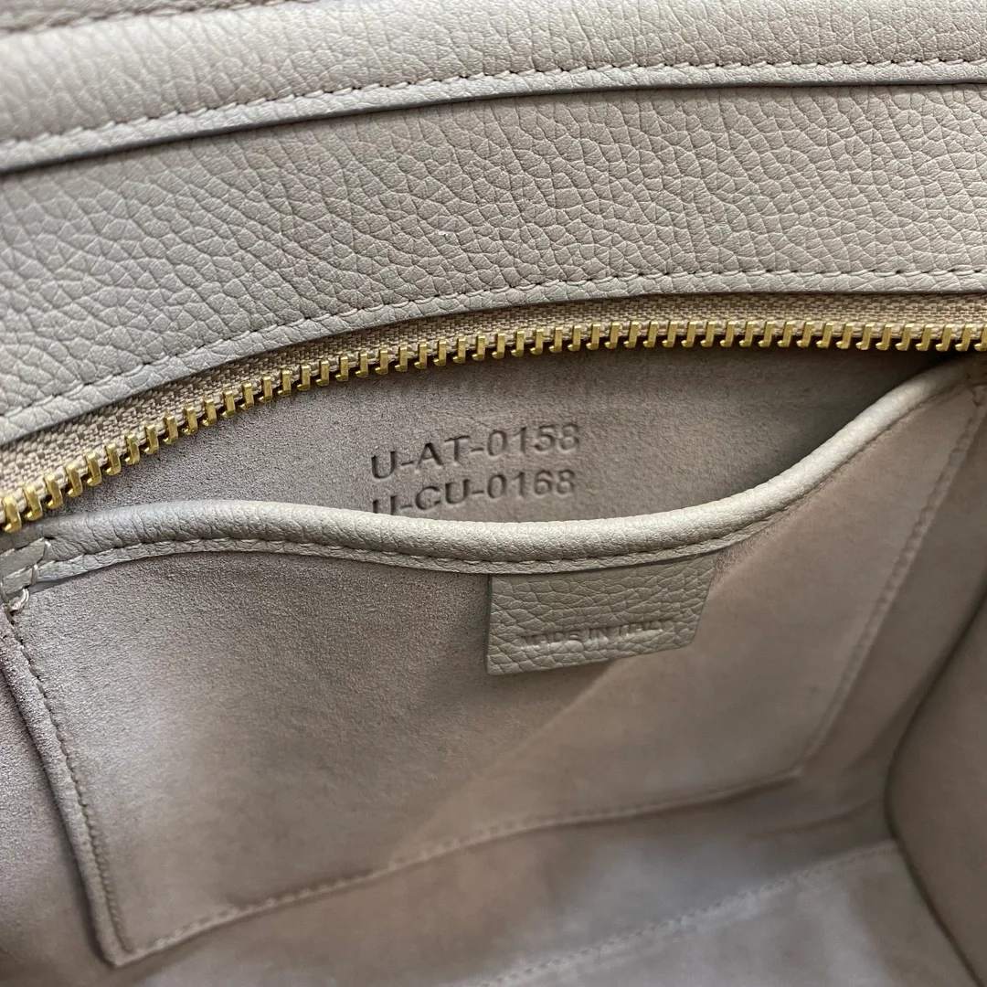 셀린느 나노 러기지백 드럼 카프스킨 골드 딥 갈렛