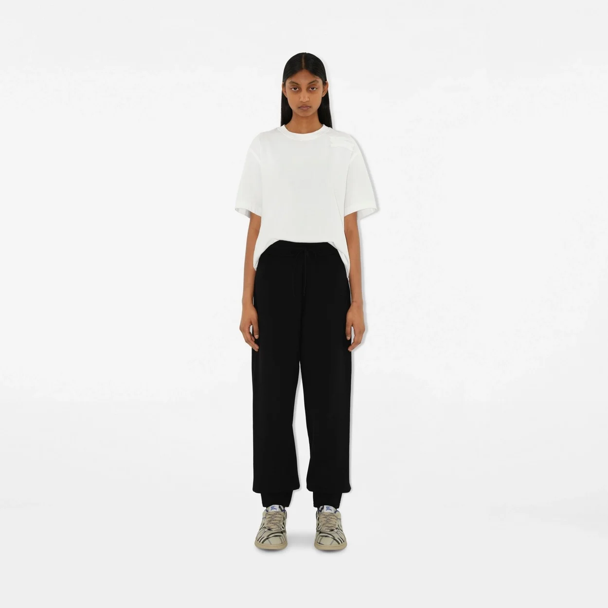 버버리 체크 테라스 스니커즈 라이큰 체크