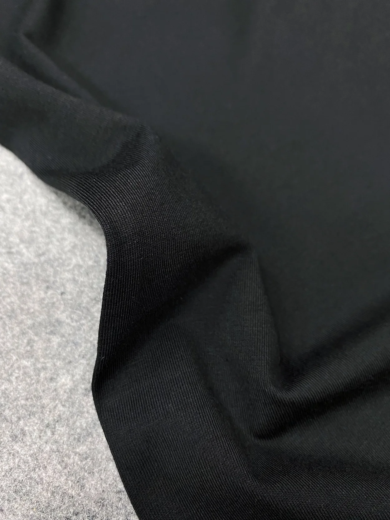 프라다 스트레치 코튼 티셔츠 블랙