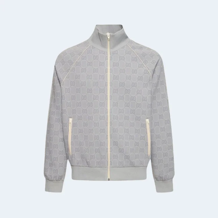 구찌 GG 자카드 저지 지퍼 재킷