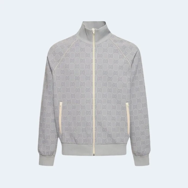 구찌 GG 자카드 저지 지퍼 재킷