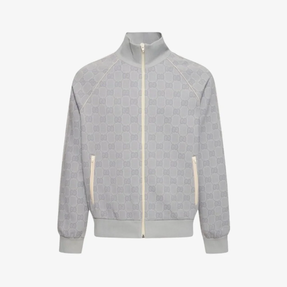 구찌 GG 자카드 저지 지퍼 재킷