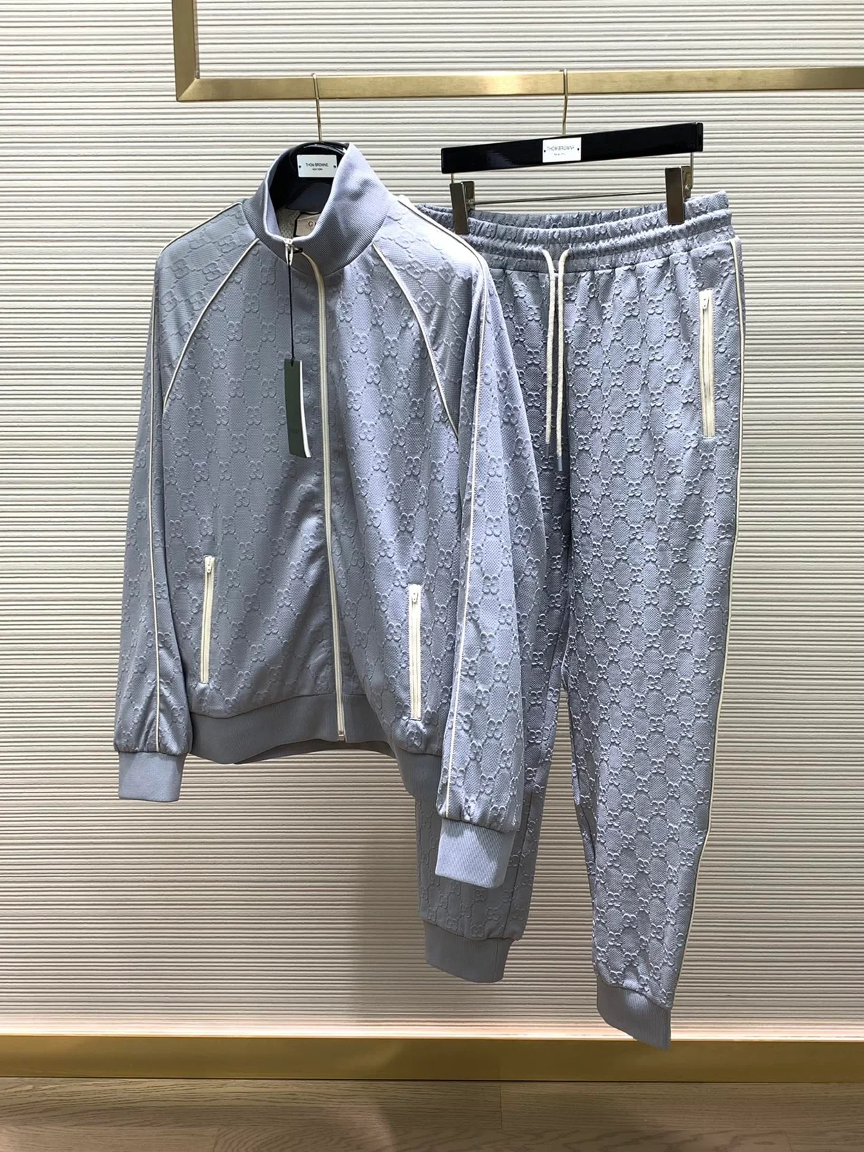 구찌 GG 자카드 저지 지퍼 재킷