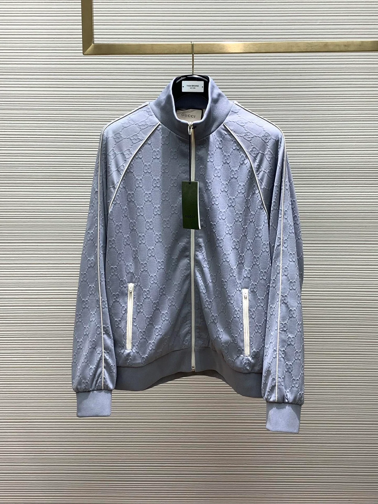 구찌 GG 자카드 저지 지퍼 재킷