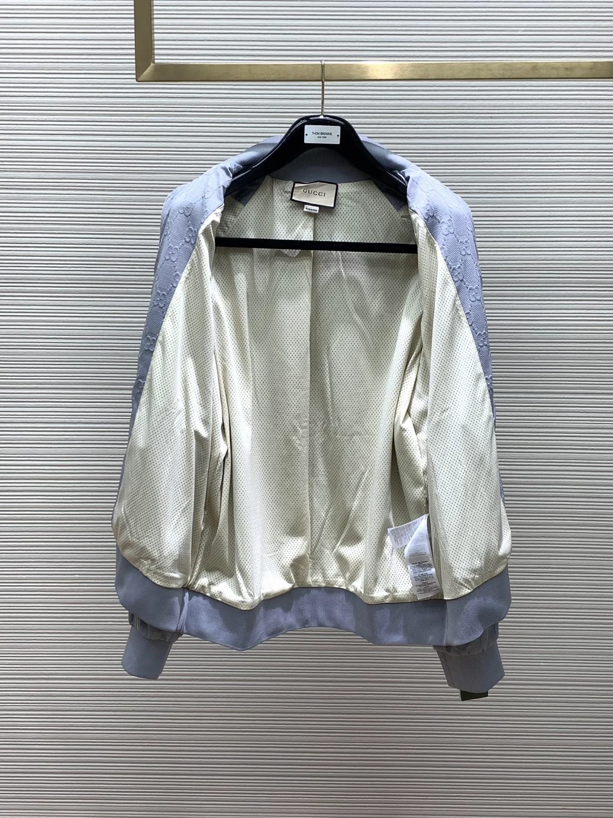 구찌 GG 자카드 저지 지퍼 재킷