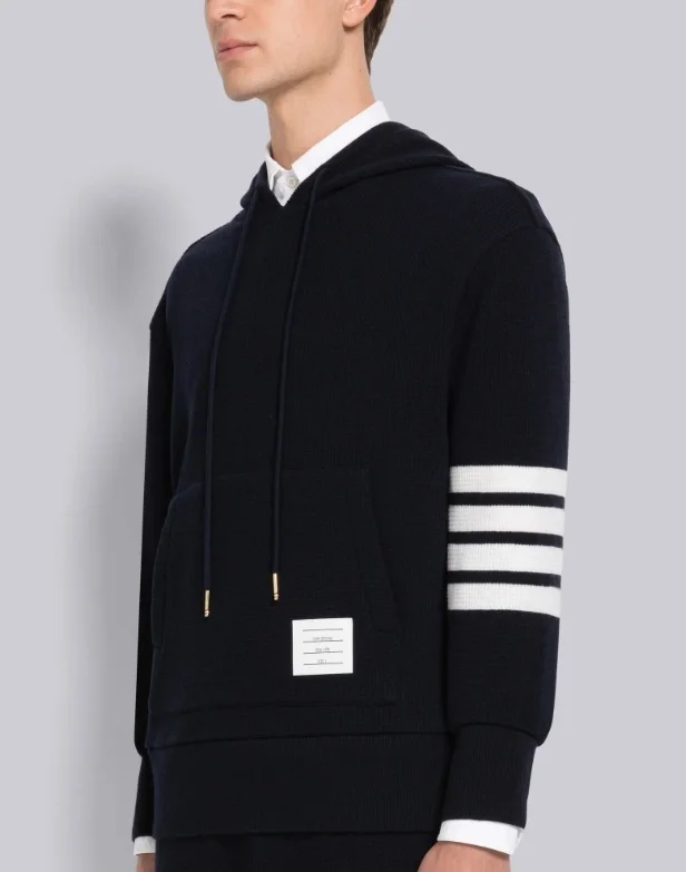 톰브라운 캐시미어 와플 4바 후드