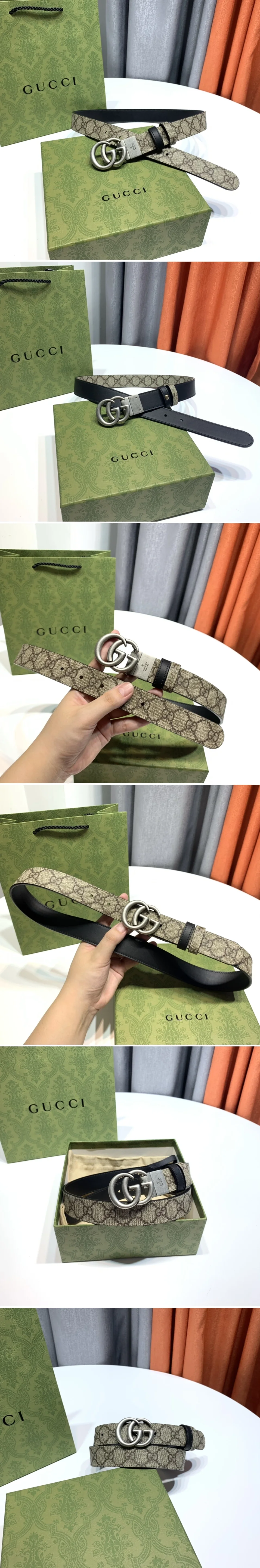 구찌  GG 마몬트 벨트