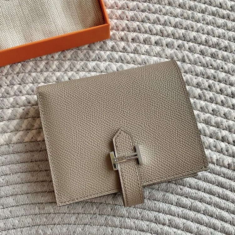 에르메스 베안 컴팩트 쉐브르 반지갑