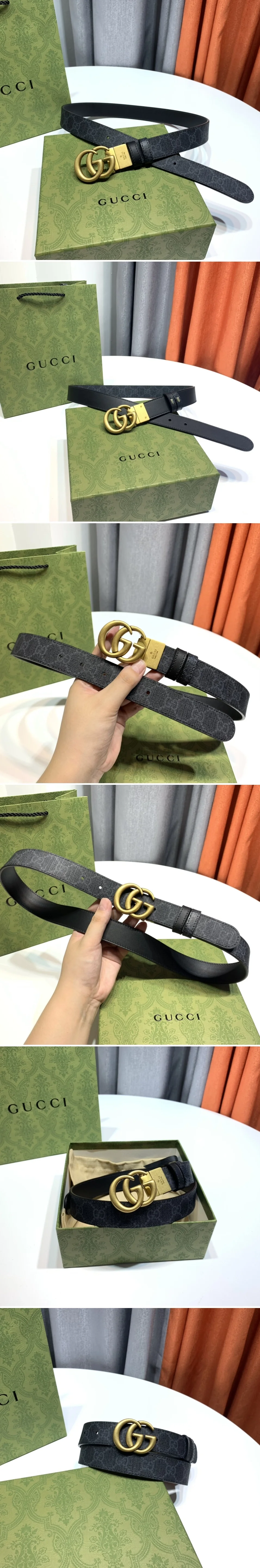 구찌  GG 마몬트 벨트