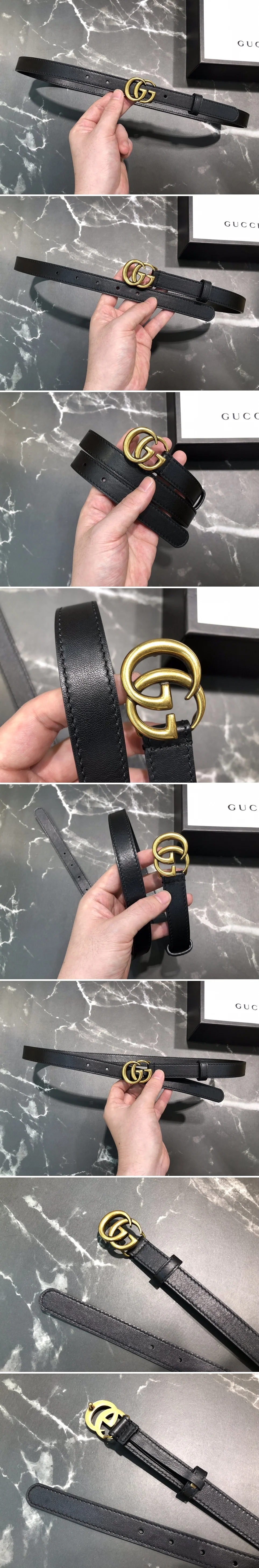 구찌  GG 버클 벨트