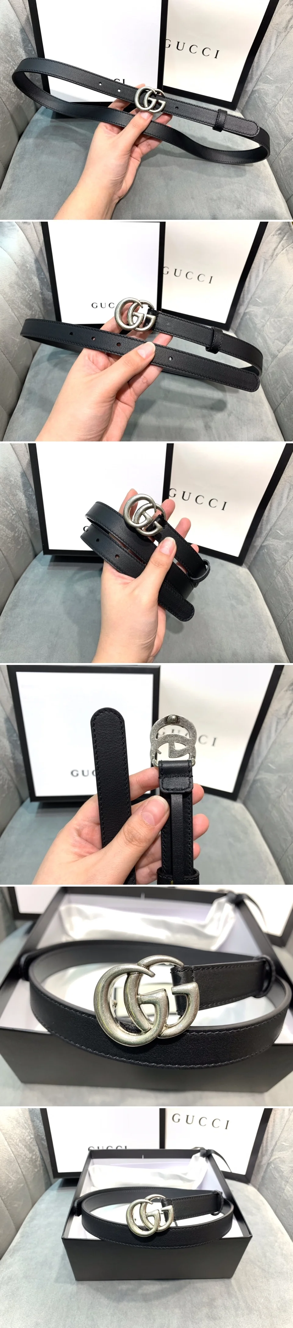 구찌  GG 버클 벨트