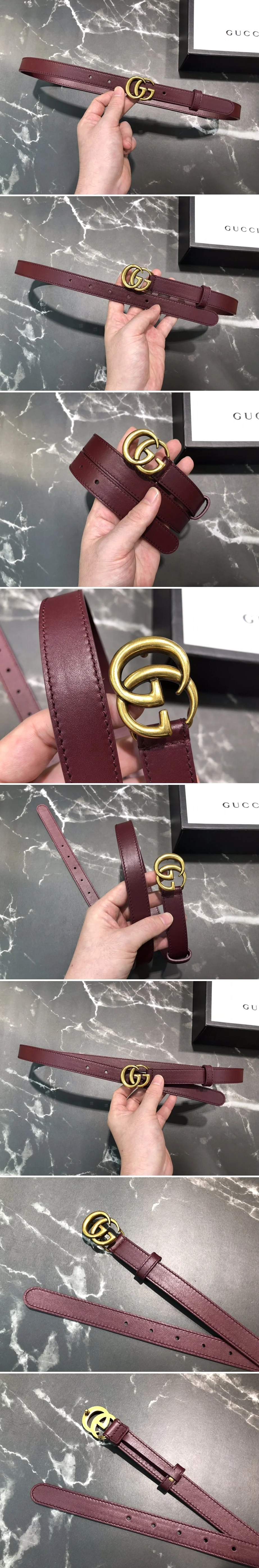 구찌  GG 버클 벨트