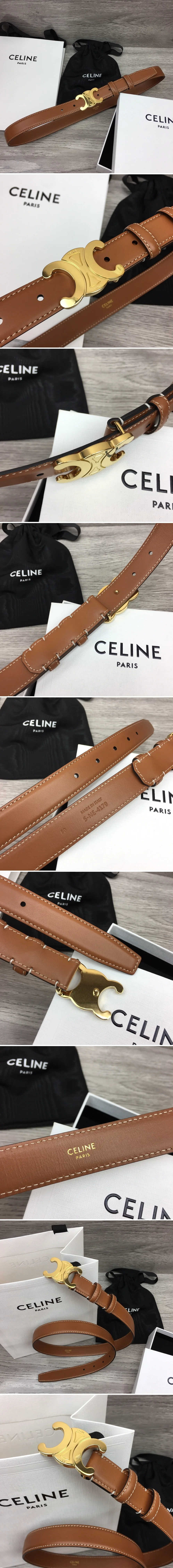 셀린느 트리옹프 버클 벨트