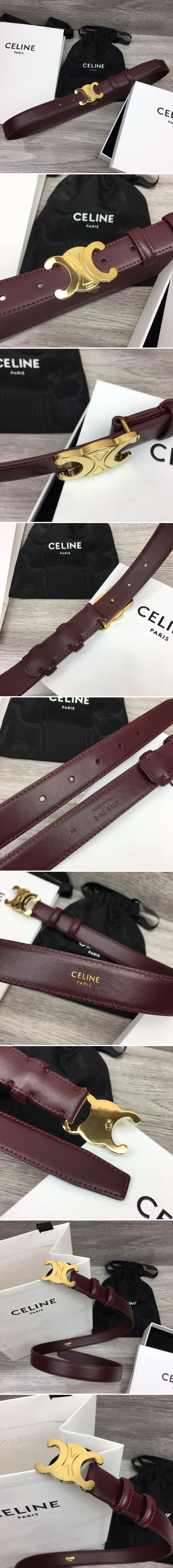 셀린느 트리옹프 버클 벨트