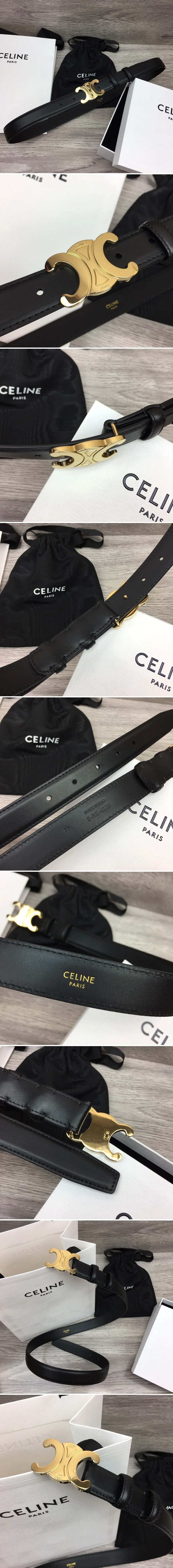 셀린느 트리옹프 버클 벨트