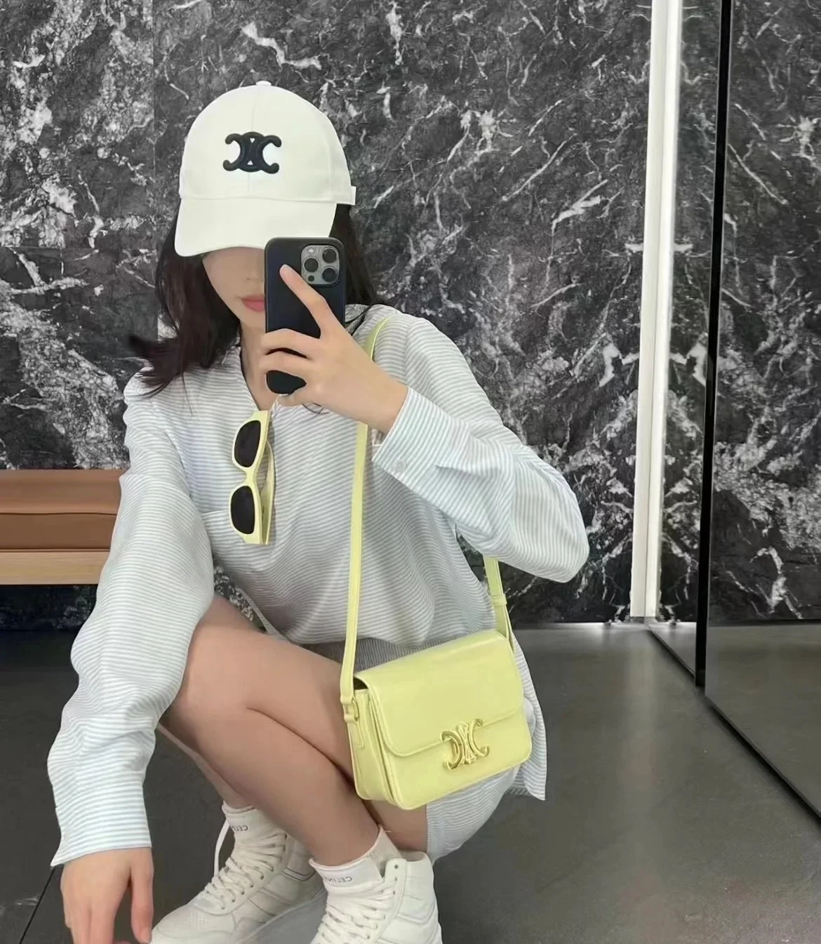 셀린느 캡 모자