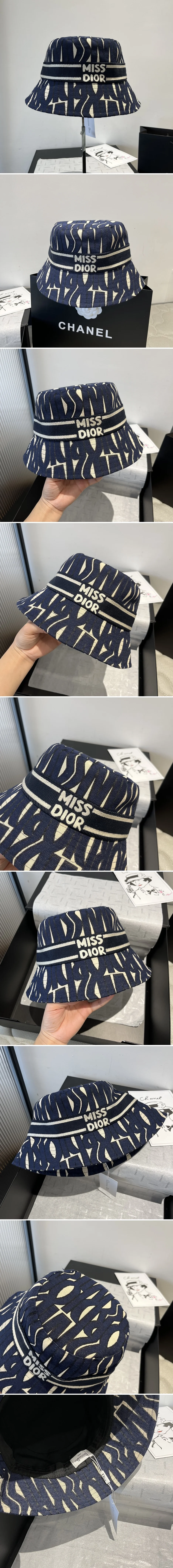 디올 벙거지 버킷햇