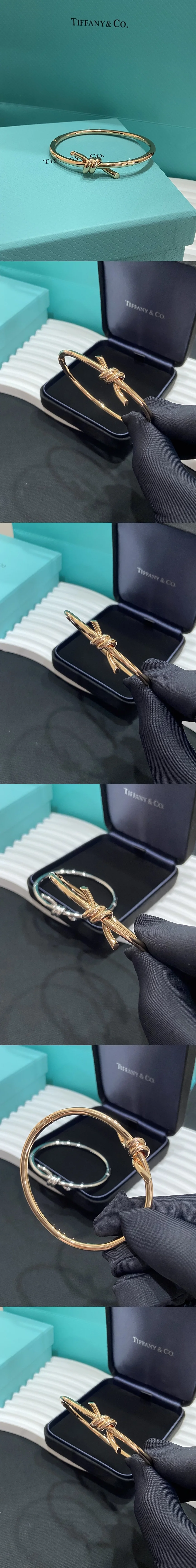 티파니 매듭 로우 골드