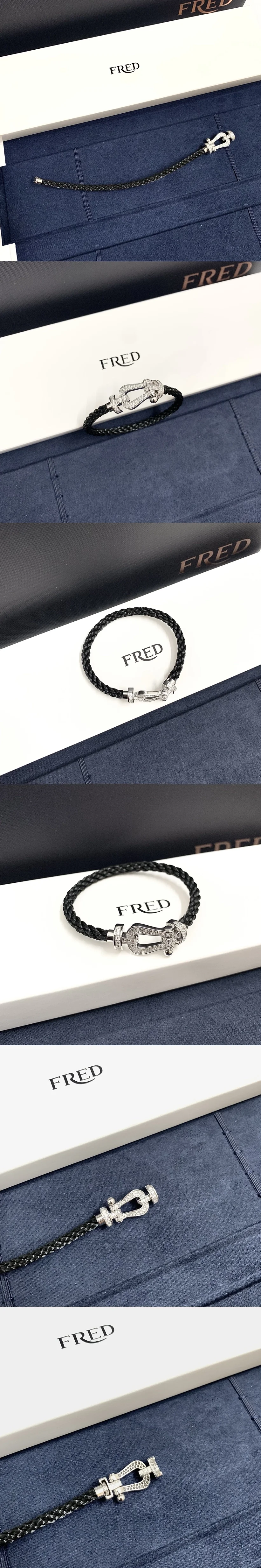 프레드 포스텐 하프 파베 버클 브레이슬릿