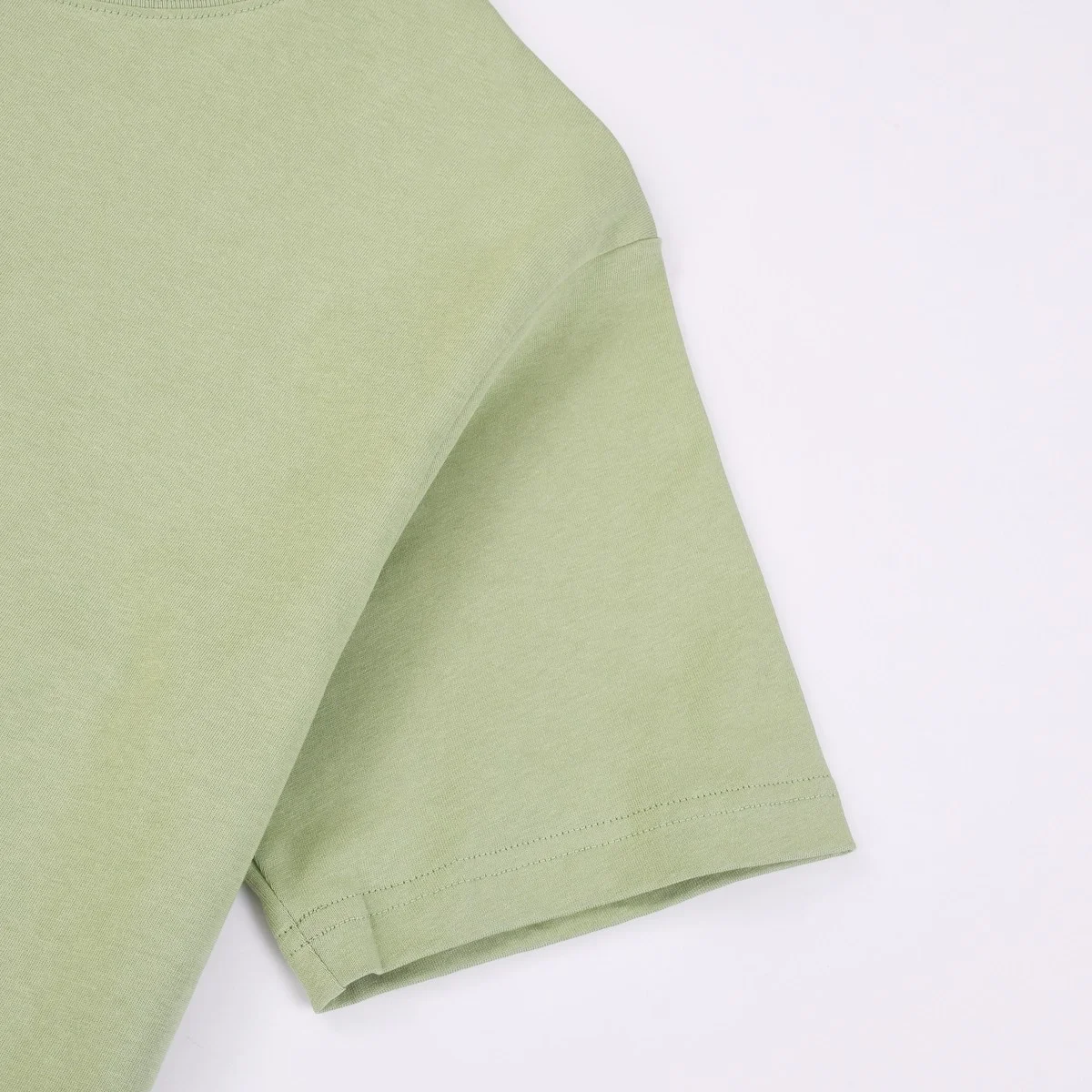 프라다 유니 삼각로고 티셔츠 그린