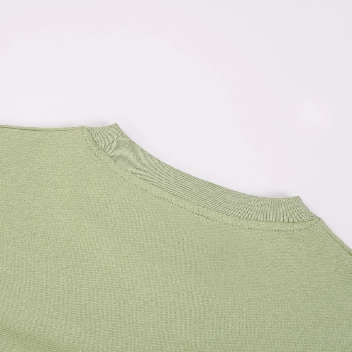 프라다 유니 삼각로고 티셔츠 그린