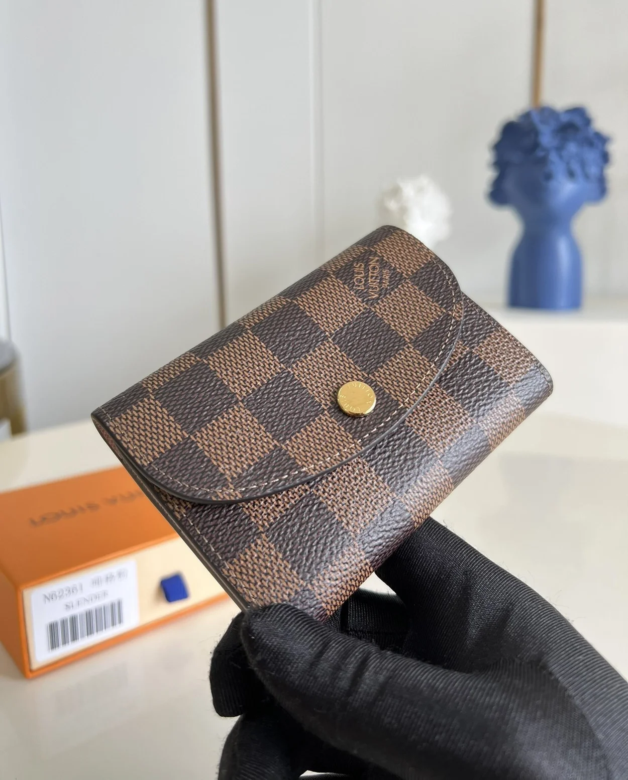 루이비통 로잘리 코인 퍼스 다미에 N62361