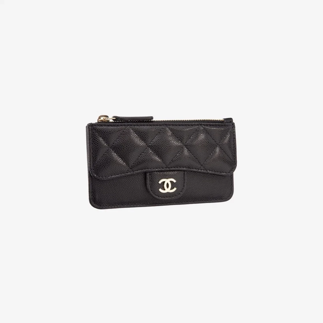 샤넬 클래식 지퍼 카드 홀더