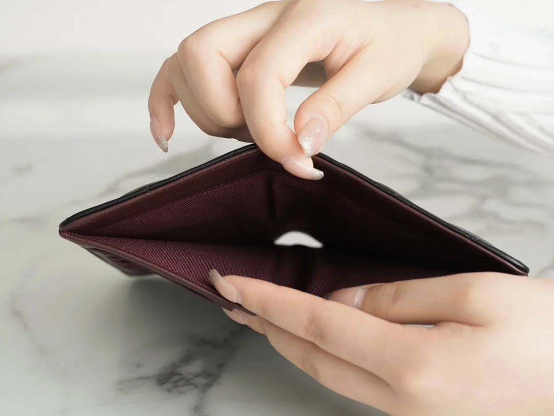 샤넬 클래식 램스킨 플랩 장지갑