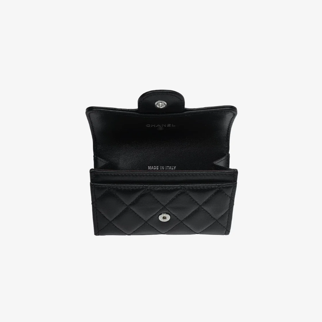 샤넬 클래식 램스킨 카드 월릿