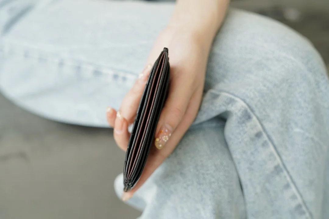 샤넬 클래식 램스킨 카드 슬롯 홀더