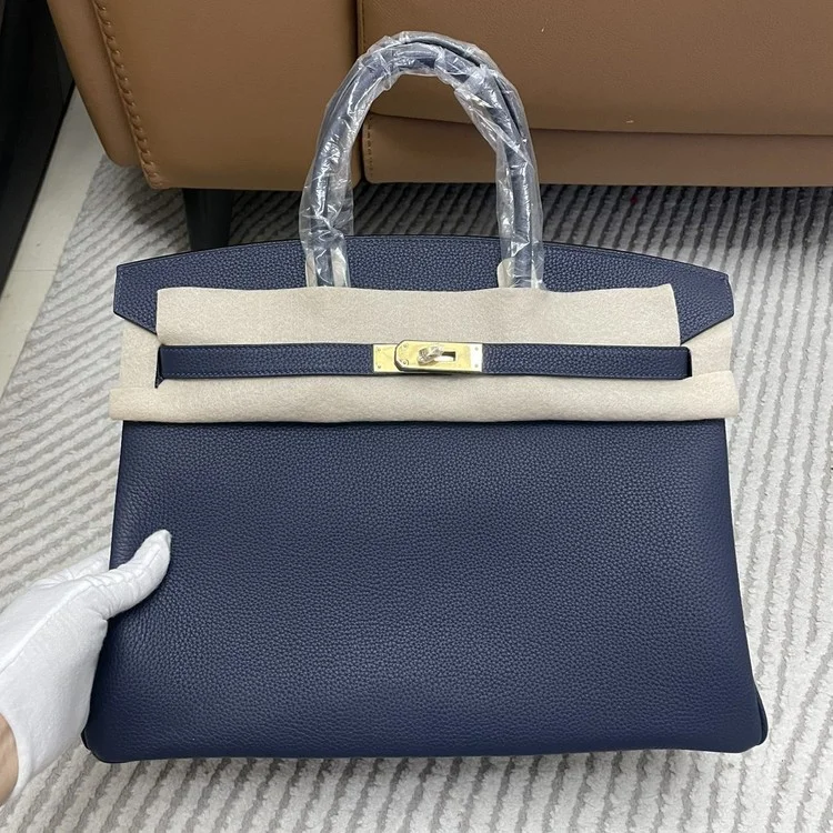 에르메스 버킨 35 Bleu Marine Togo 백