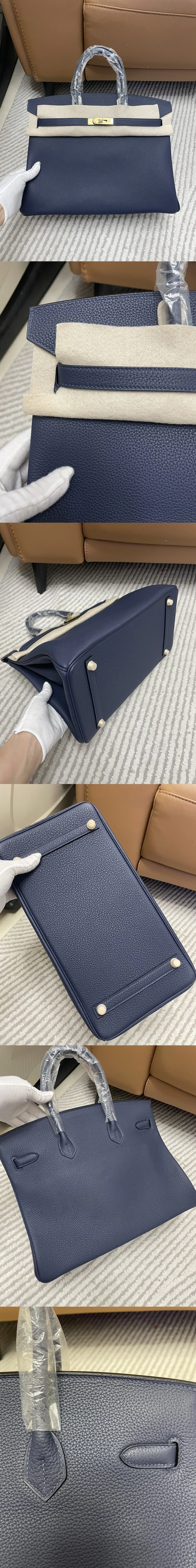 에르메스 버킨 35 Bleu Marine Togo 백