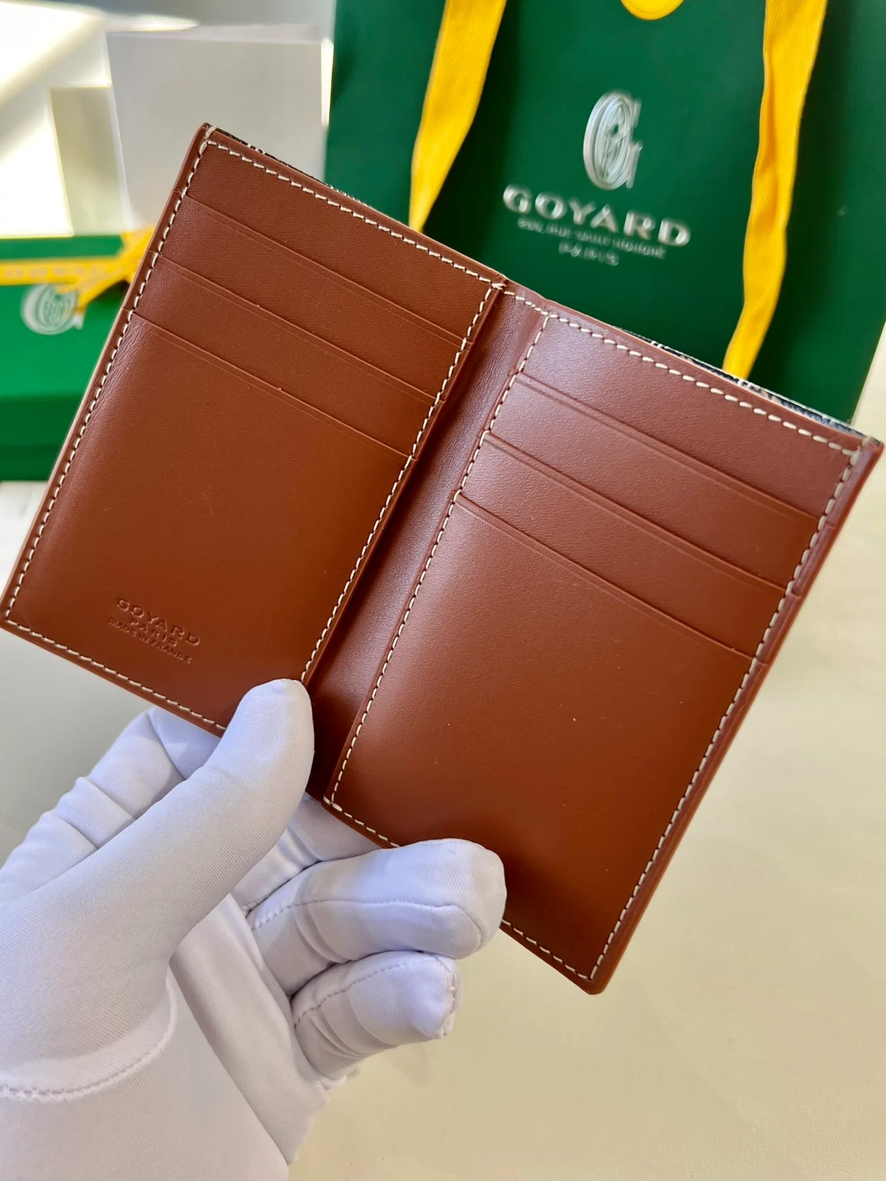 고야드 생피에르 카드 홀더 탄