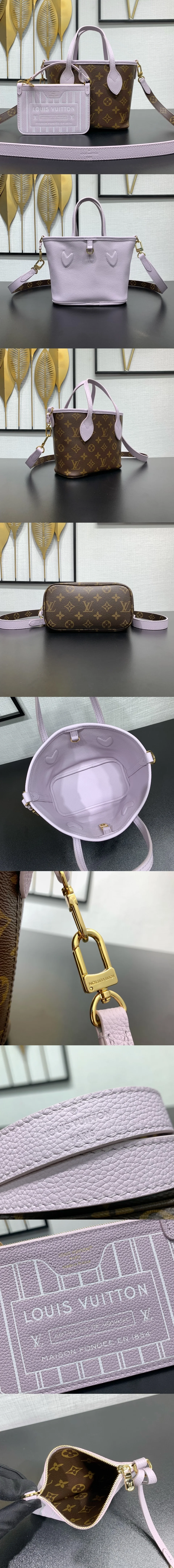 루이비통 네버풀 반둘리에 인사이드 아웃 BB M25656