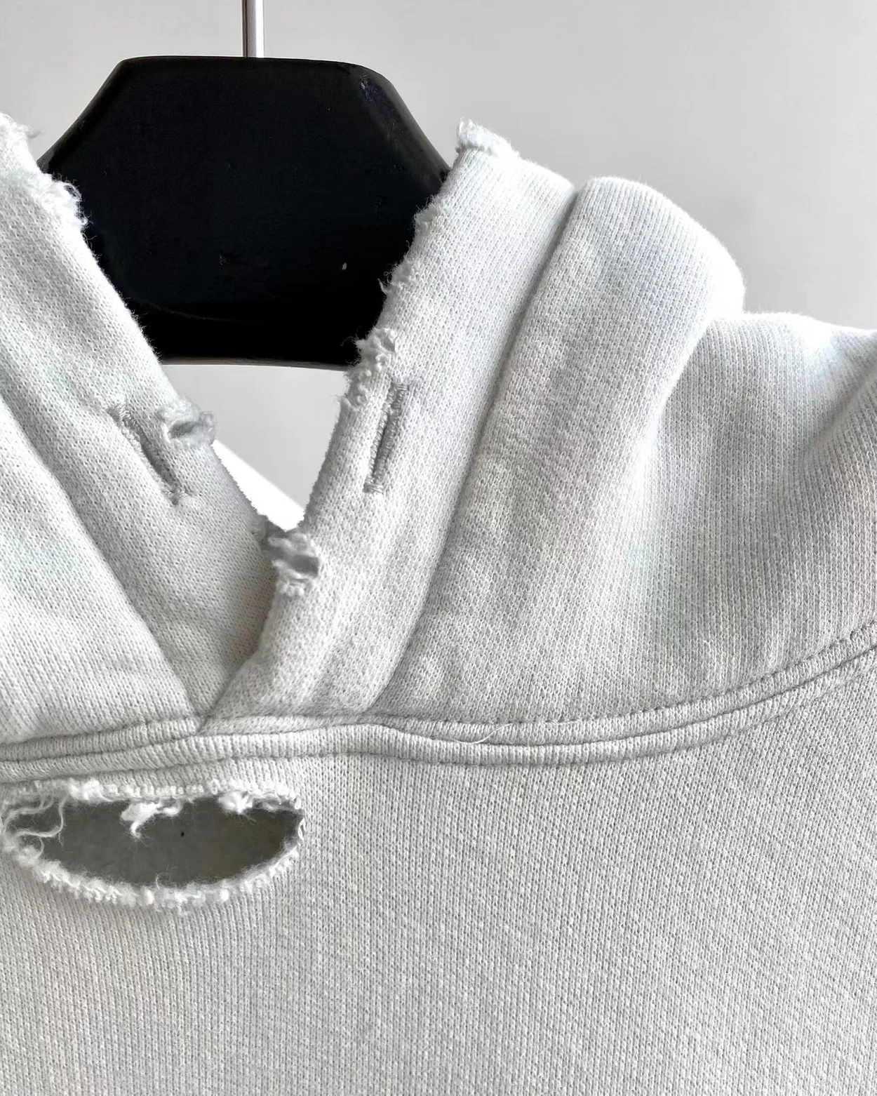 발렌시아가 하이 마이 네임 이즈 후디 화이트