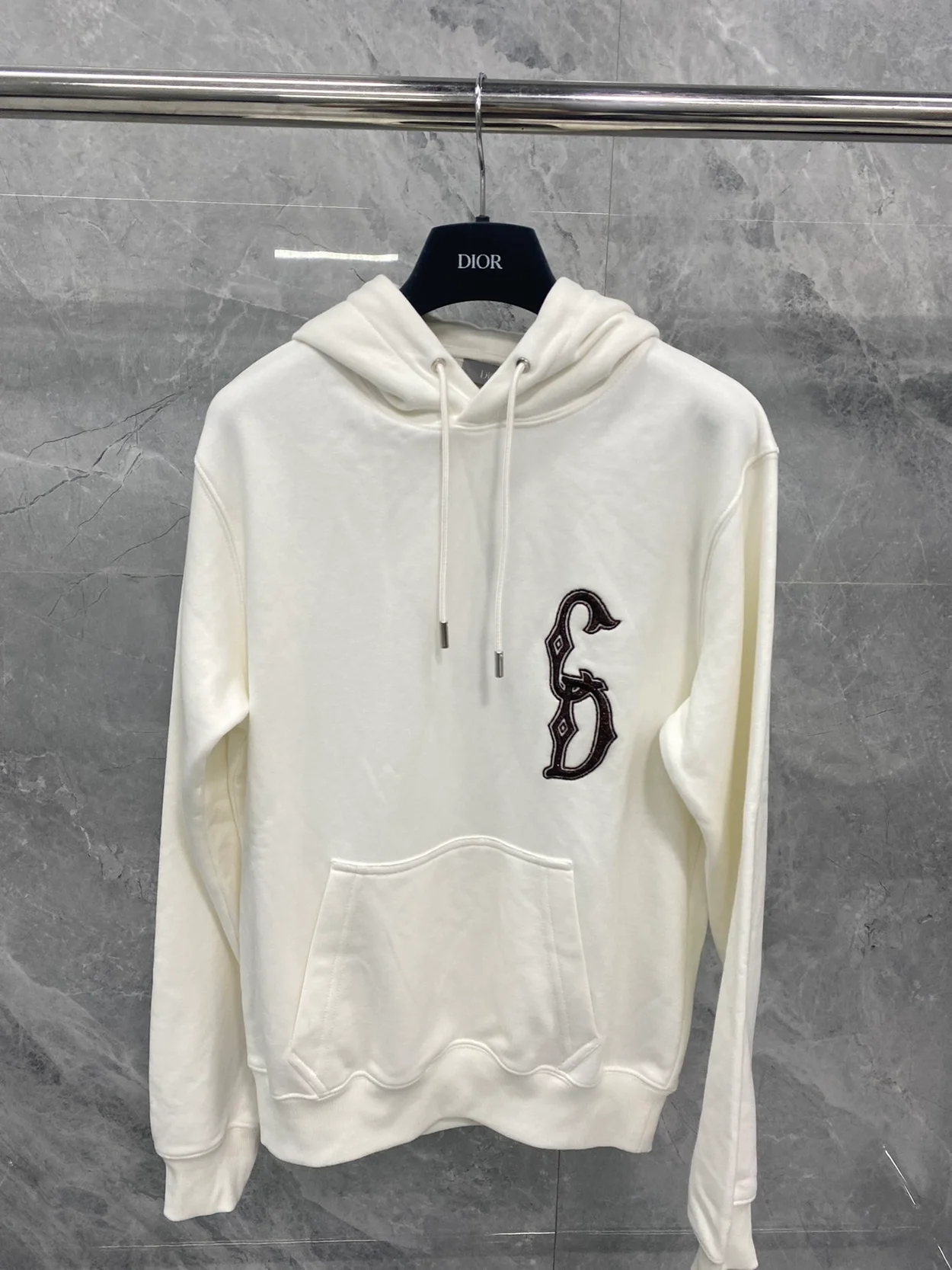 디올 인터레이스 레귤러 핏 스웨트셔츠