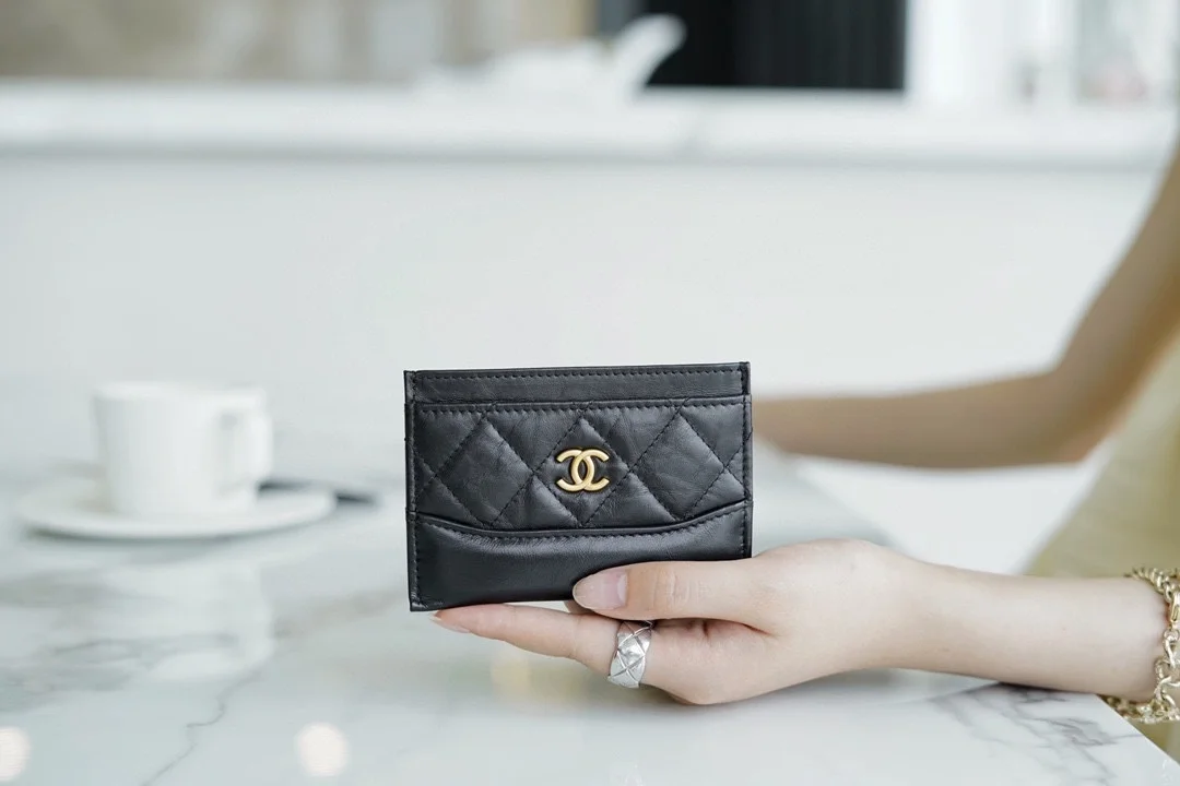 샤넬 가브리엘 카드 홀더 블랙