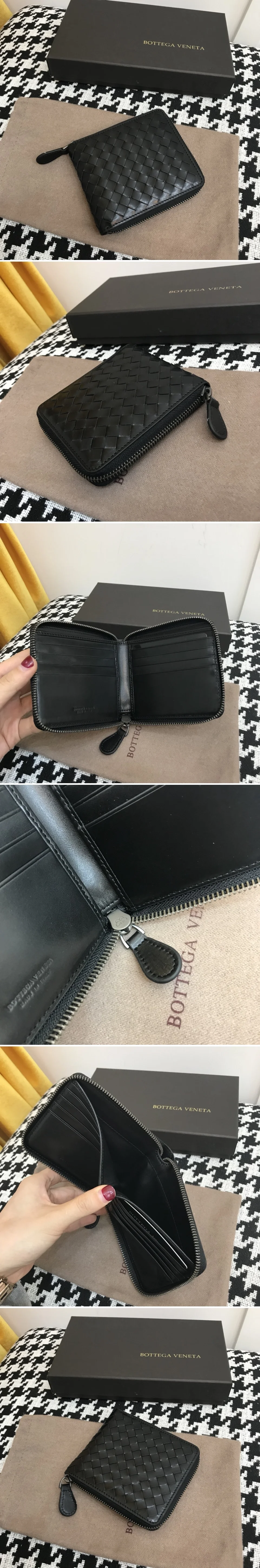 보테가베네타 인트레치아 지퍼 반지갑