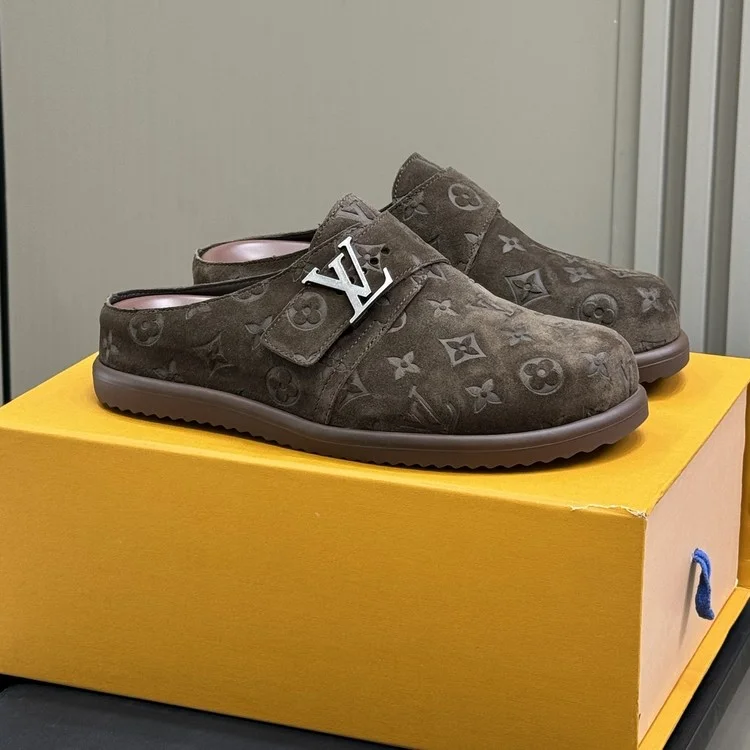 루이비통 모노그램 투고 플랫 컴포트 클로그 뮬