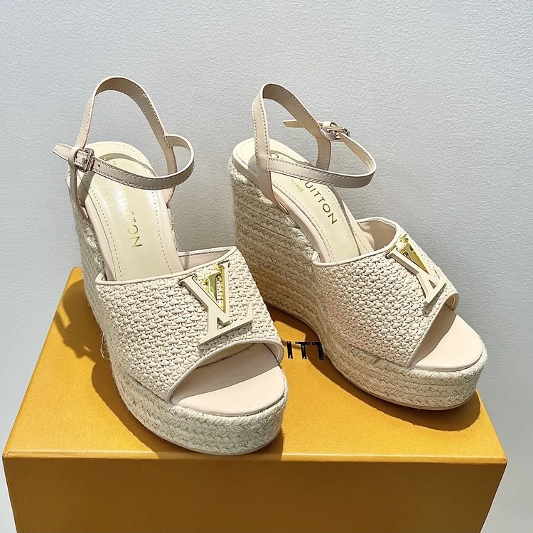 루이비통 마레 웨지 샌들