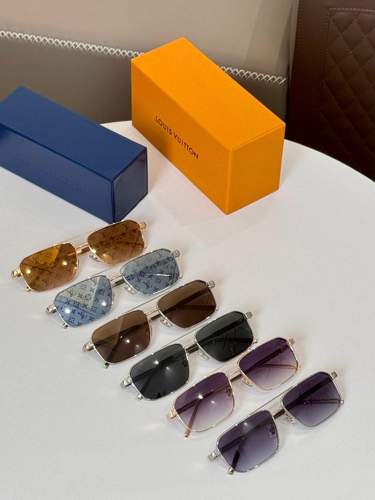 루이비통 Rise Metal Square Sunglasses Z1976U (6color)