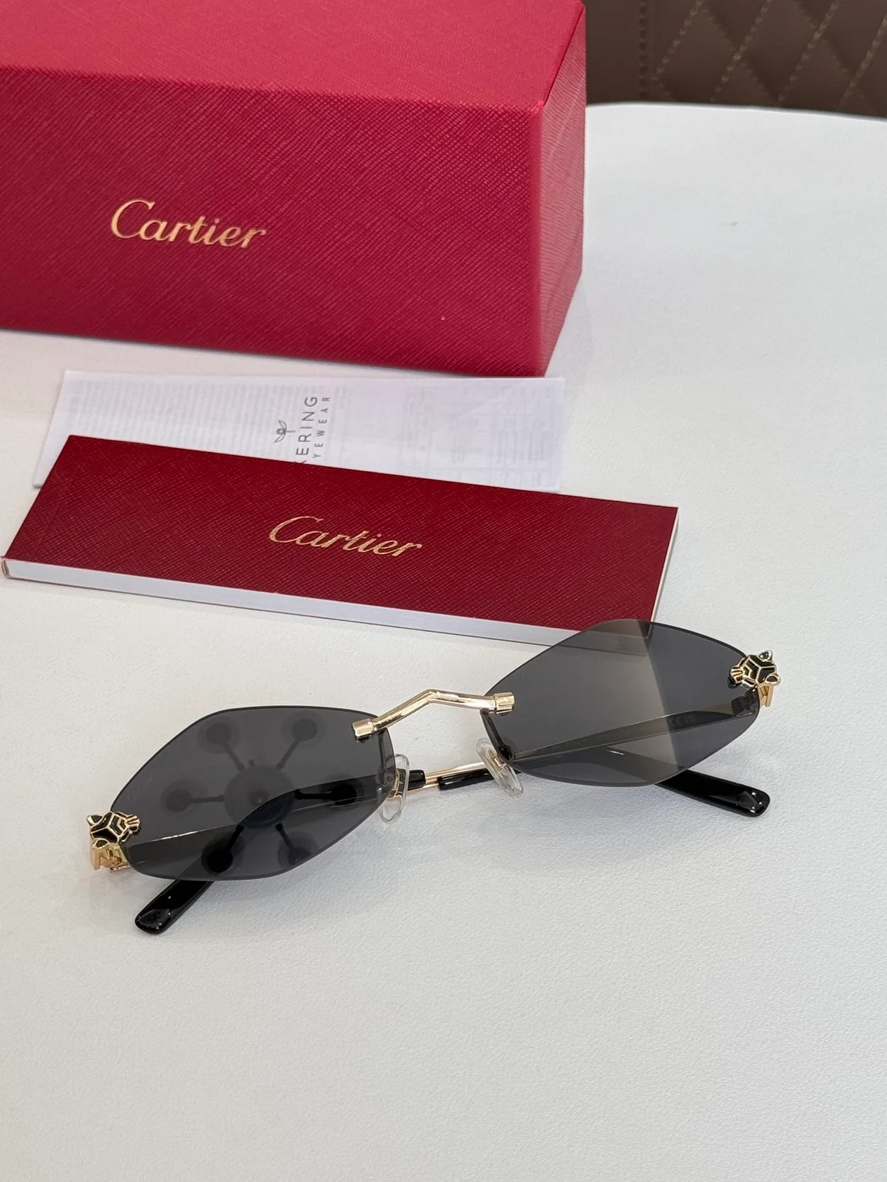 까르띠에 Geometric Frame Sunglasses (7color)